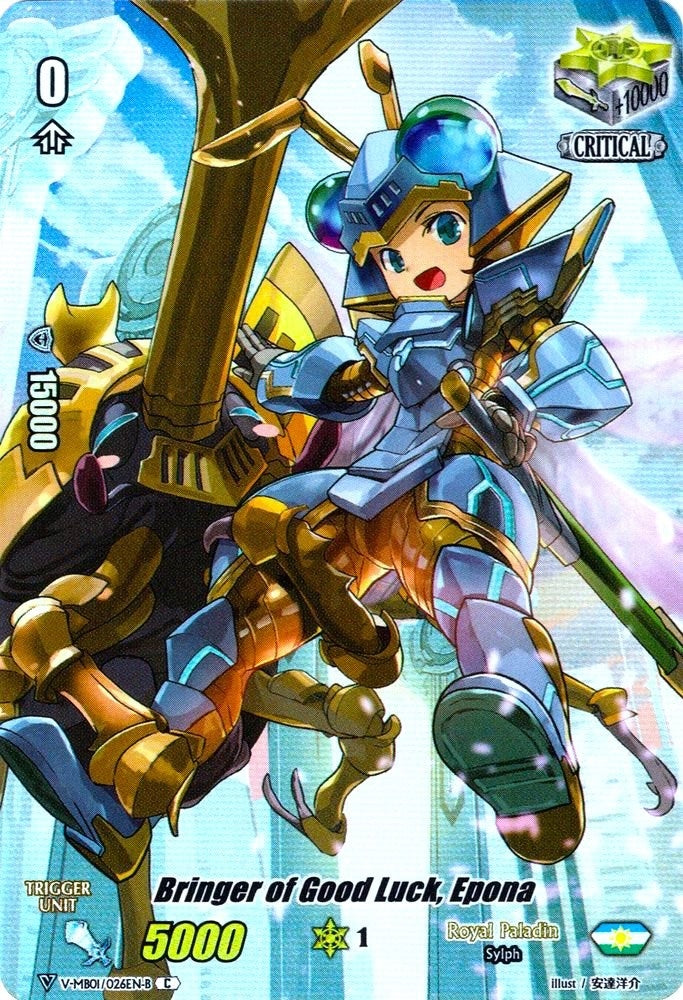 Image for Bringer of Good Luck, Epona (Full Art) (Parallel Foil) (V-MB01: PSYqualia Strife) (V-MB01/026EN-B) - Cardfight Vanguard
