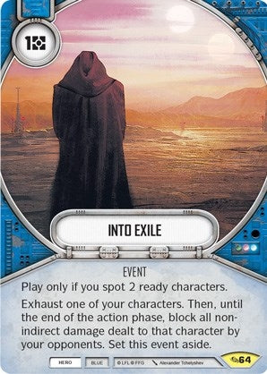 Image for Into Exile (Across the Galaxy) (64) - Star Wars: Destiny