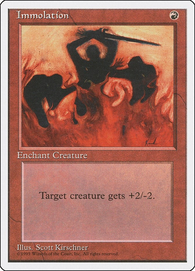 Image for Immolation (Fourth Edition) - Magic: The Gathering