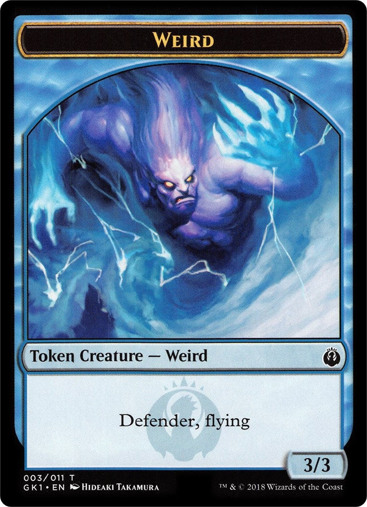 Image for Weird // Goblin Double-Sided Token (Guilds of Ravnica: Guild Kits) (3 // 4) - Magic: The Gathering