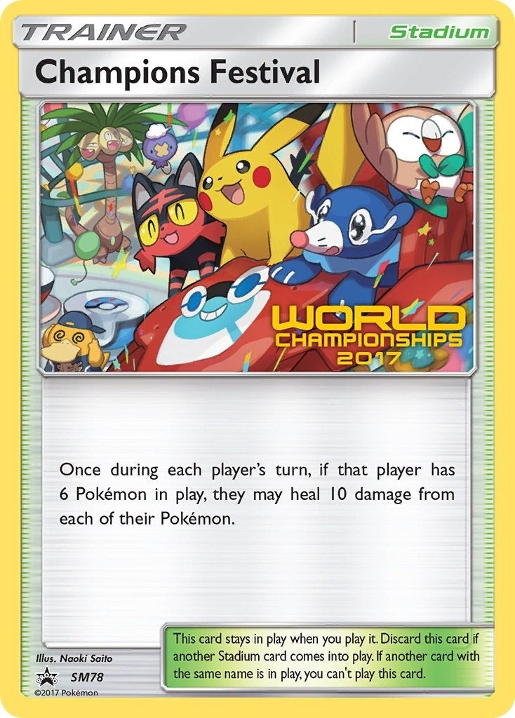 Image for Champions Festival - SM78 (World Championships 2017) (SM Promos) (SM78) - Pokemon