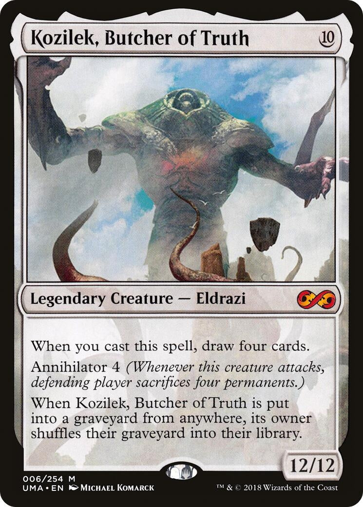 Image for Kozilek, Butcher of Truth (Ultimate Masters) (6) - Magic: The Gathering