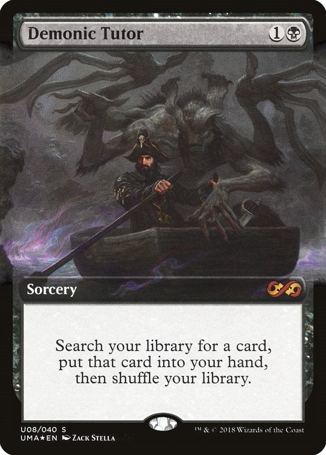 Image for Demonic Tutor (Ultimate Masters: Box Toppers) (U08) - Magic: The Gathering