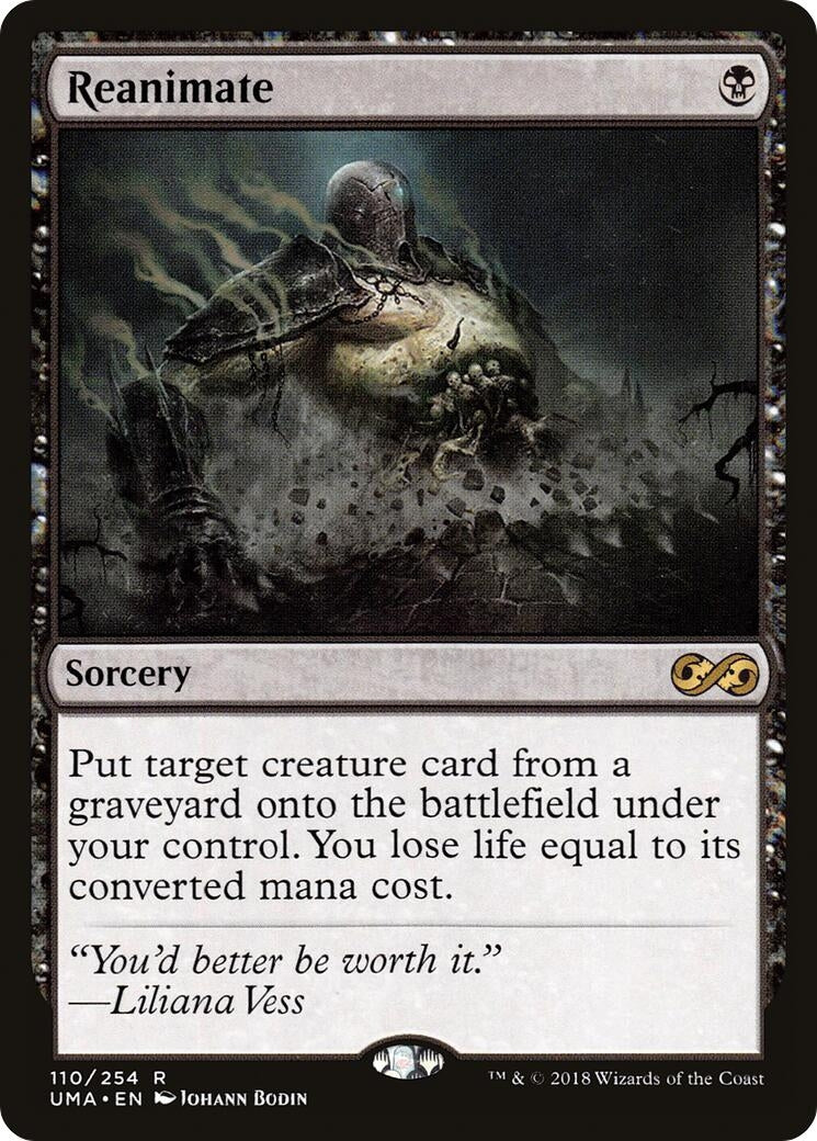 Image for Reanimate (Ultimate Masters) (110) - Magic: The Gathering