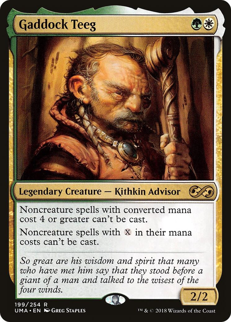 Image for Gaddock Teeg (Ultimate Masters) (199) - Magic: The Gathering