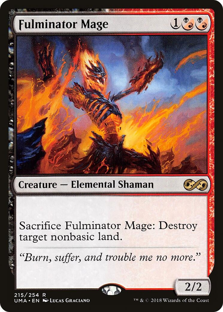Image for Fulminator Mage (Ultimate Masters) (215) - Magic: The Gathering