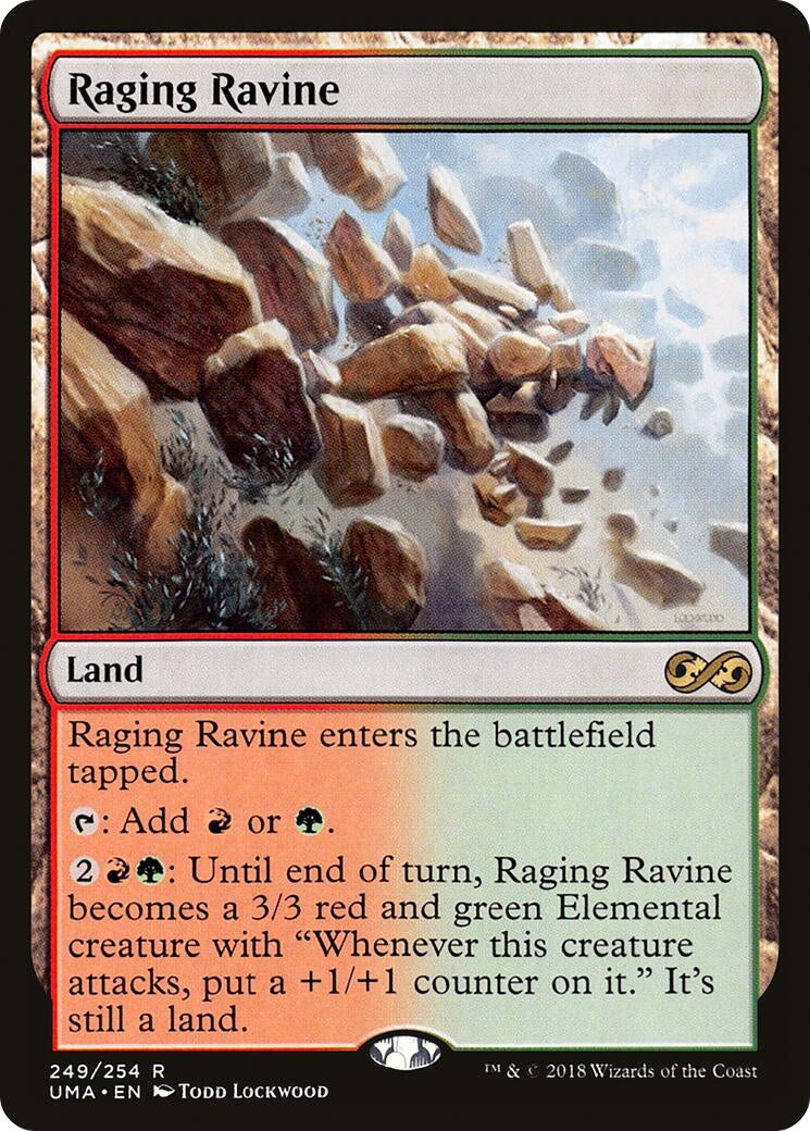 Image for Raging Ravine (Ultimate Masters) (249) - Magic: The Gathering