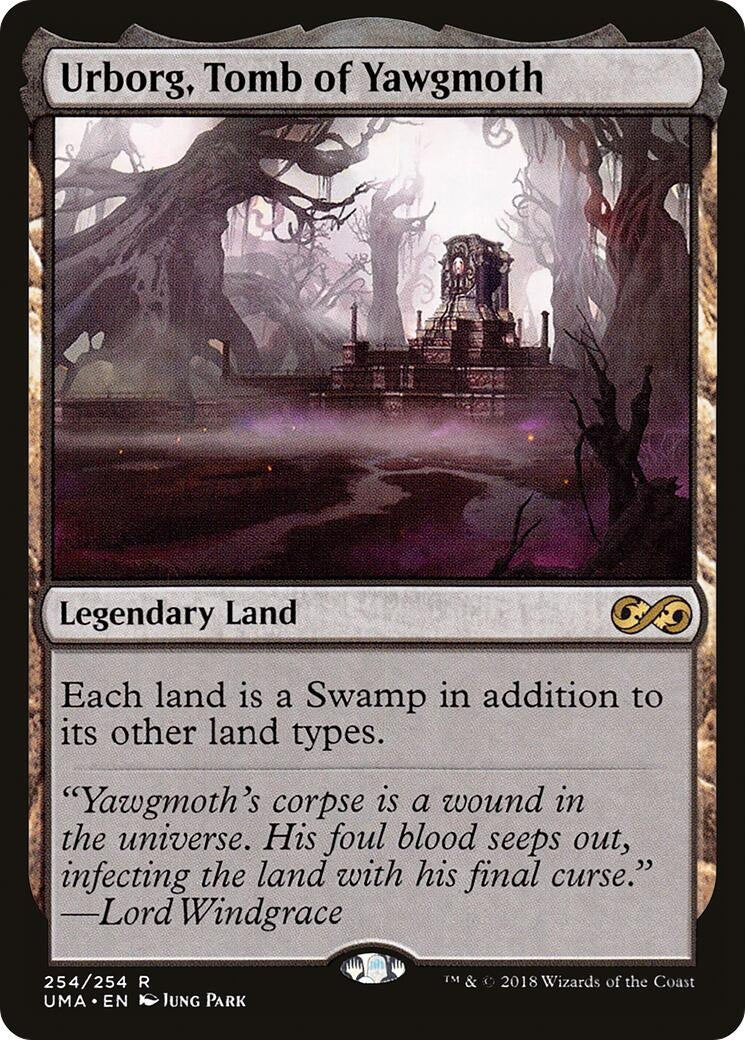 Image for Urborg, Tomb of Yawgmoth (Ultimate Masters) (254) - Magic: The Gathering