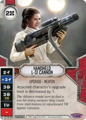Image for Handheld L-S1 Cannon (Across the Galaxy) (132) - Star Wars: Destiny