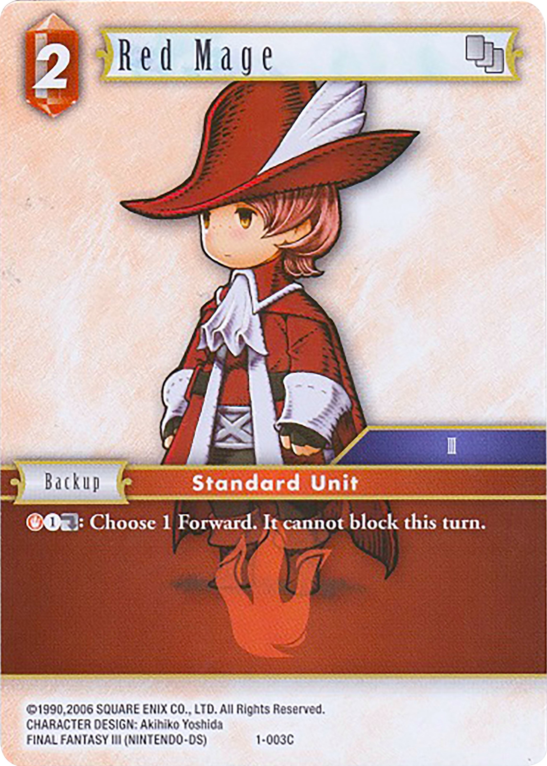 Image for Red Mage (Arc) - 1-003C (Deck Exclusive Cards) (1-003C) - Final Fantasy TCG