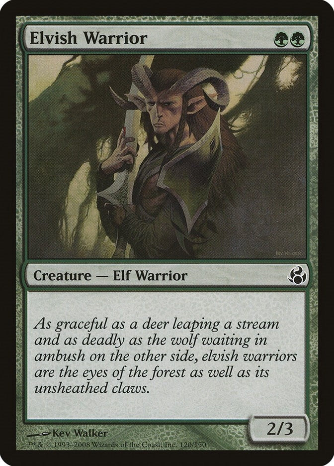 Image for Elvish Warrior (Morningtide) (120) - Magic: The Gathering