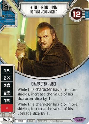 Image for Qui-Gon Jinn - Defiant Jedi Master (Across the Galaxy) (58) - Star Wars: Destiny