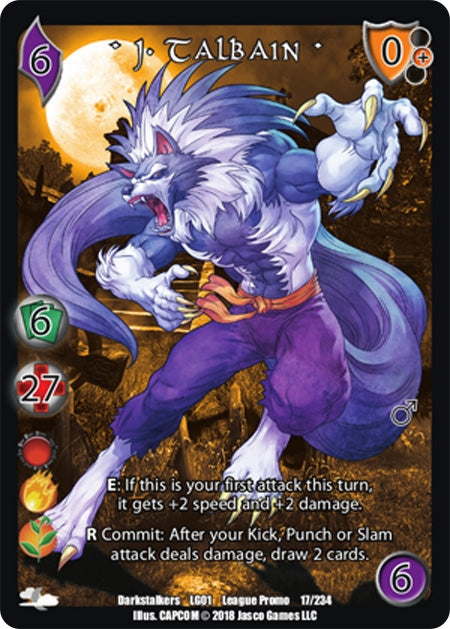 Image for J. Talbain* (Capcom Casual League Kit) (17) - UniVersus