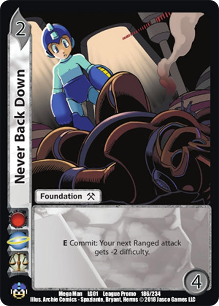 Image for Never Back Down (Capcom Casual League Kit) (186) - UniVersus