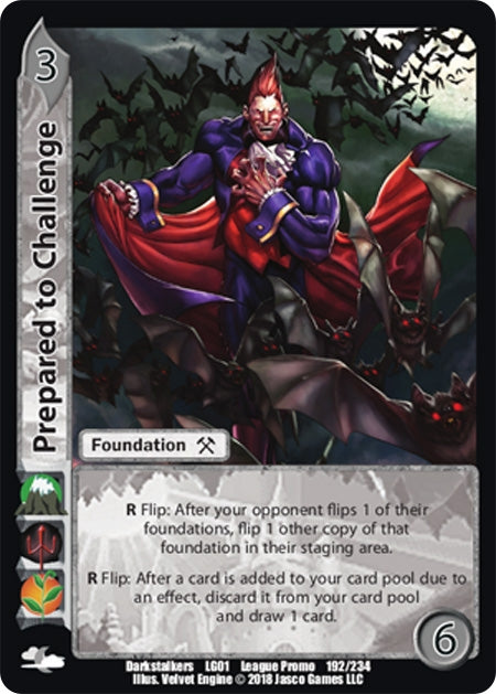 Image for Prepared to Challenge (Capcom Casual League Kit) (192) - UniVersus