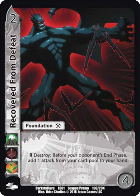 Image for Recovered From Defeat (Capcom Casual League Kit) (196) - UniVersus