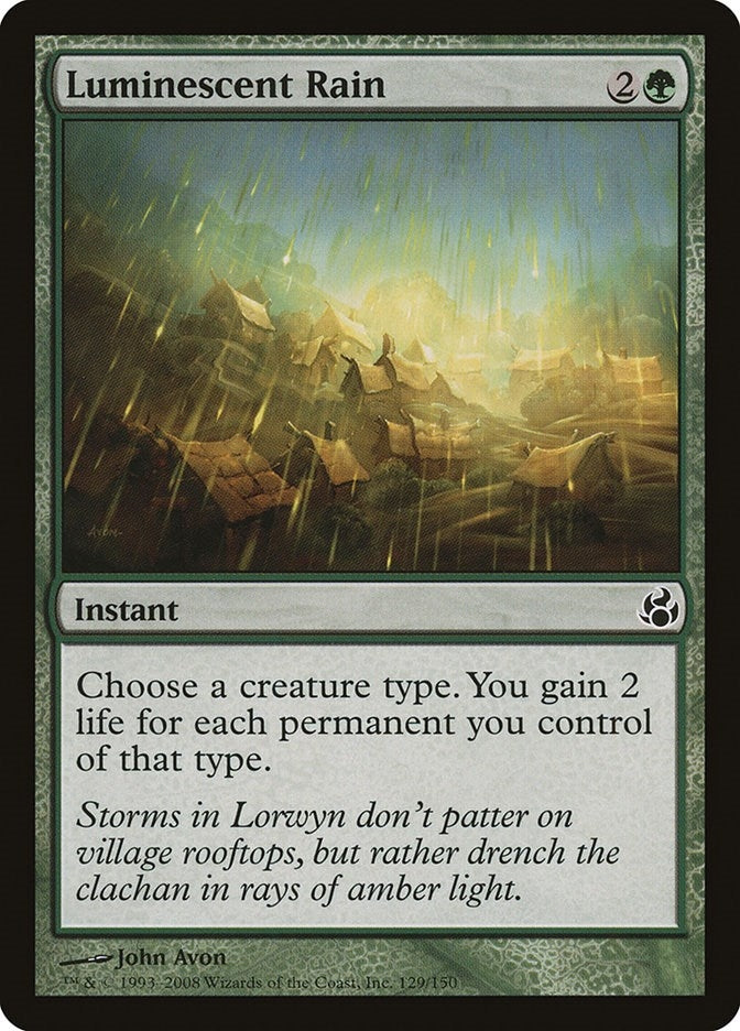 Image for Luminescent Rain (Morningtide) (129) - Magic: The Gathering