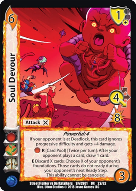 Image for Soul Devour (Street Fighter vs. Darkstalkers) (22) - UniVersus