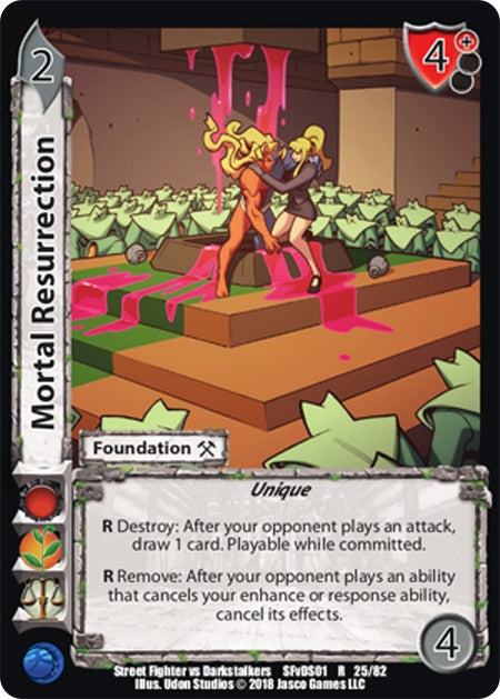 Image for Mortal Resurrection (Street Fighter vs. Darkstalkers) (25) - UniVersus