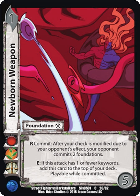 Image for Newborn Weapon (Street Fighter vs. Darkstalkers) (26) - UniVersus