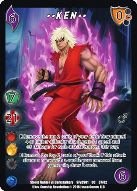 Image for Ken** (Street Fighter vs. Darkstalkers) (37) - UniVersus