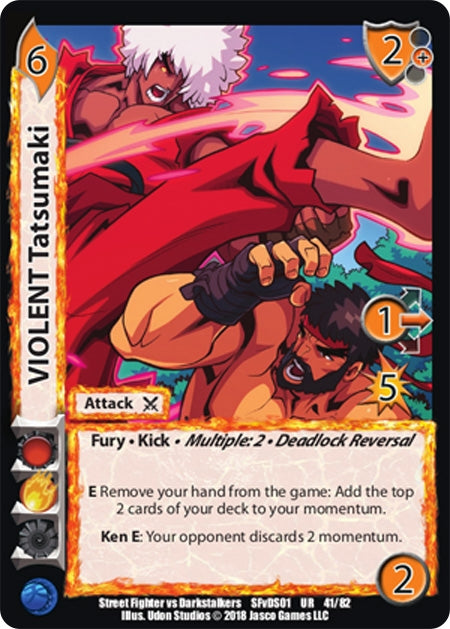 Image for VIOLENT Tatsumaki (Street Fighter vs. Darkstalkers) (41) - UniVersus