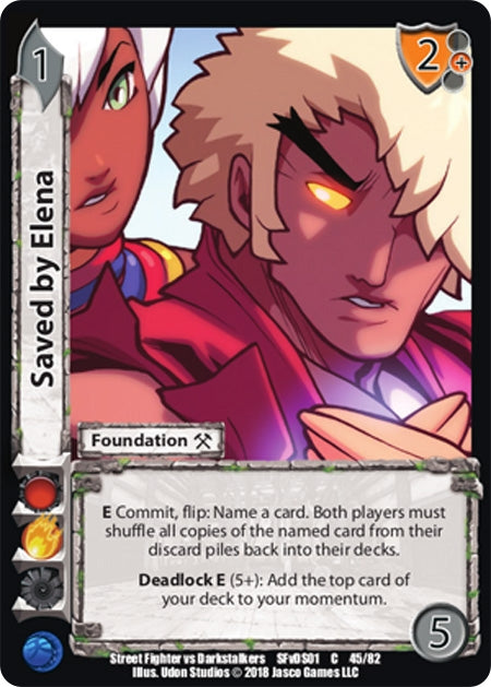 Image for Saved by Elena (Street Fighter vs. Darkstalkers) (45) - UniVersus