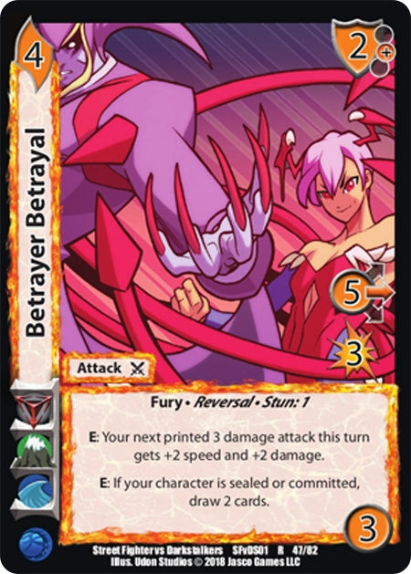 Image for Betrayer Betrayal (Street Fighter vs. Darkstalkers) (47) - UniVersus