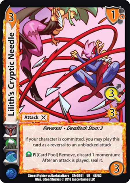 Image for Lilith's Cryptic Needle (Street Fighter vs. Darkstalkers) (48) - UniVersus