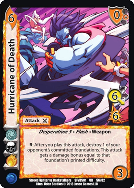 Image for Hurricane of Death (Street Fighter vs. Darkstalkers) (56) - UniVersus