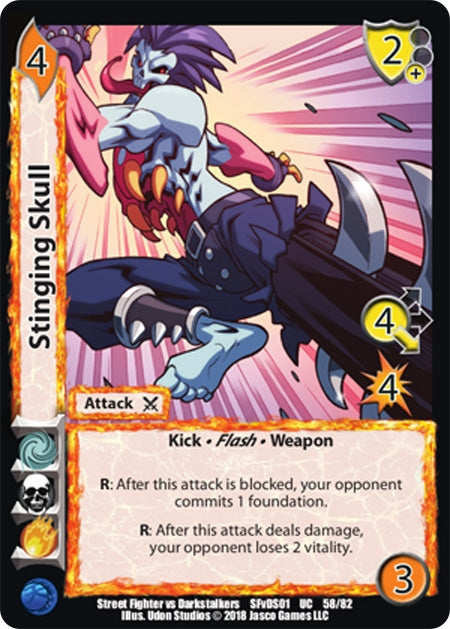 Image for Stinging Skull (Street Fighter vs. Darkstalkers) (58) - UniVersus