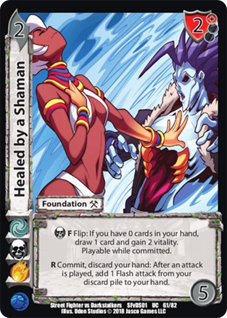 Image for Healed by a Shaman (Street Fighter vs. Darkstalkers) (61) - UniVersus