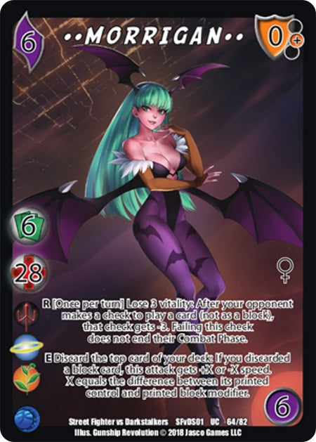 Image for Morrigan** (Street Fighter vs. Darkstalkers) (64) - UniVersus