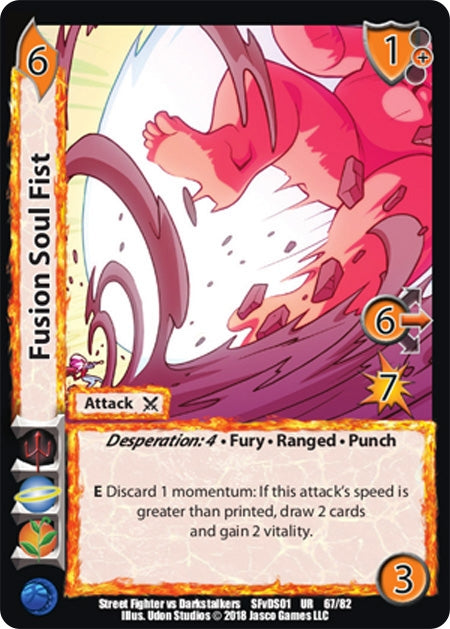 Image for Fusion Soul Fist (Street Fighter vs. Darkstalkers) (67) - UniVersus