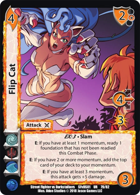 Image for Flip Cat (Street Fighter vs. Darkstalkers) (79) - UniVersus