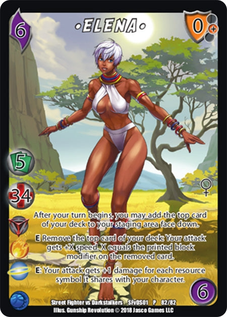 Image for Elena* (Street Fighter vs. Darkstalkers) (82) - UniVersus