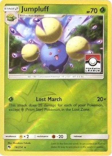 Image for Jumpluff - 14/214 (Pokemon League) (League & Championship Cards) (014/214) - Pokemon
