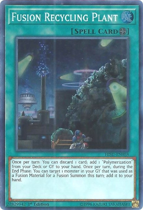 Image for Fusion Recycling Plant (Hidden Summoners) (HISU-EN058) - YuGiOh