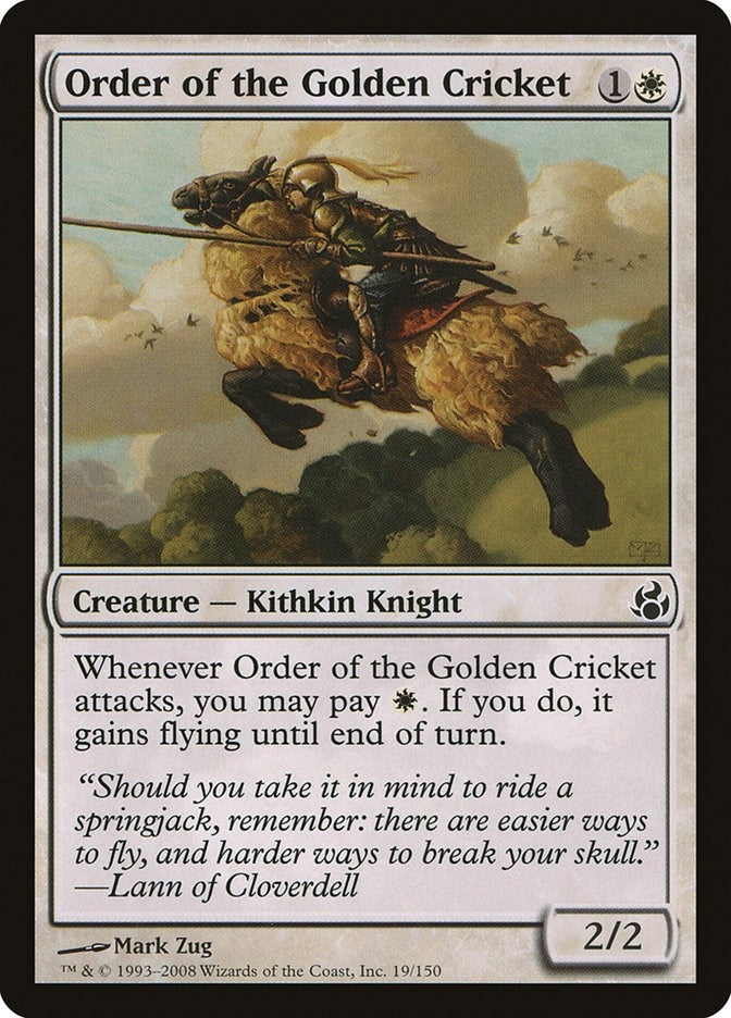 Image for Order of the Golden Cricket (Morningtide) (19) - Magic: The Gathering