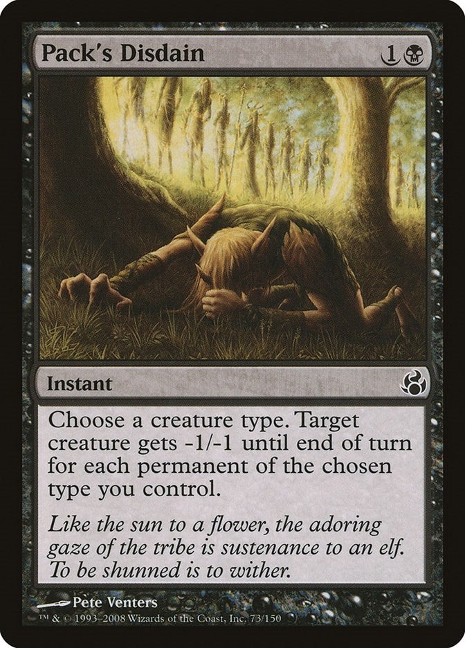 Image for Pack's Disdain (Morningtide) (73) - Magic: The Gathering