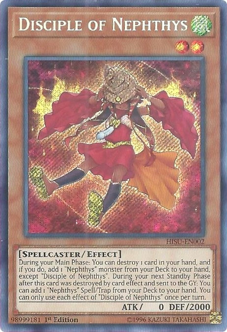 Image for Disciple of Nephthys (Hidden Summoners) (HISU-EN002) - YuGiOh