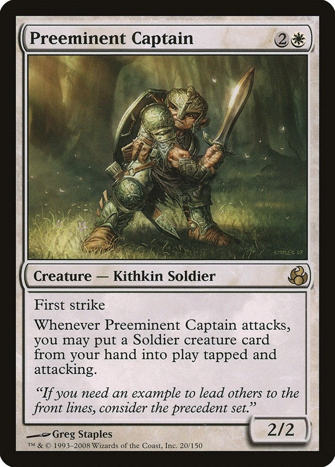Image for Preeminent Captain (Morningtide) (20) - Magic: The Gathering