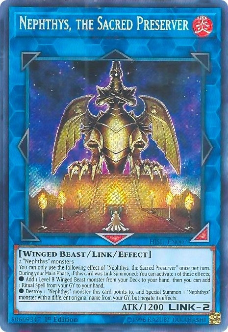 Image for Nephthys, the Sacred Preserver (Hidden Summoners) (HISU-EN007) - YuGiOh