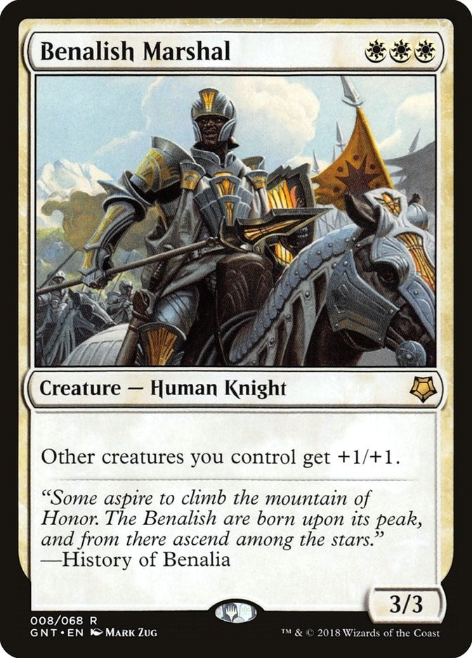 Image for Benalish Marshal (Magic Game Night) (8) - Magic: The Gathering