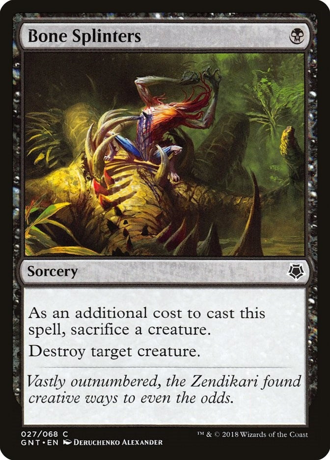 Image for Bone Splinters (Magic Game Night) (27) - Magic: The Gathering