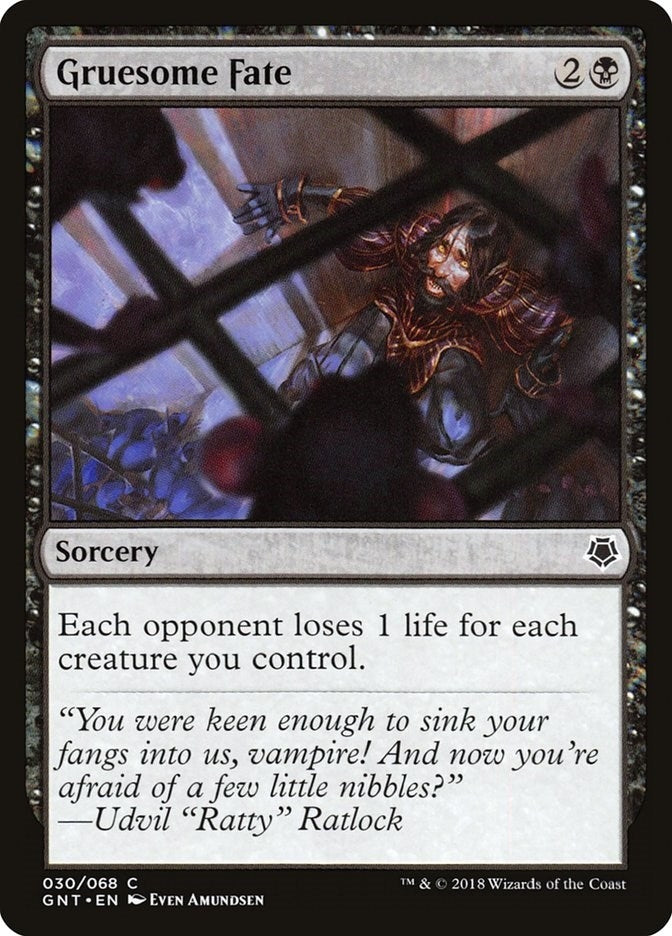 Image for Gruesome Fate (Magic Game Night) (30) - Magic: The Gathering