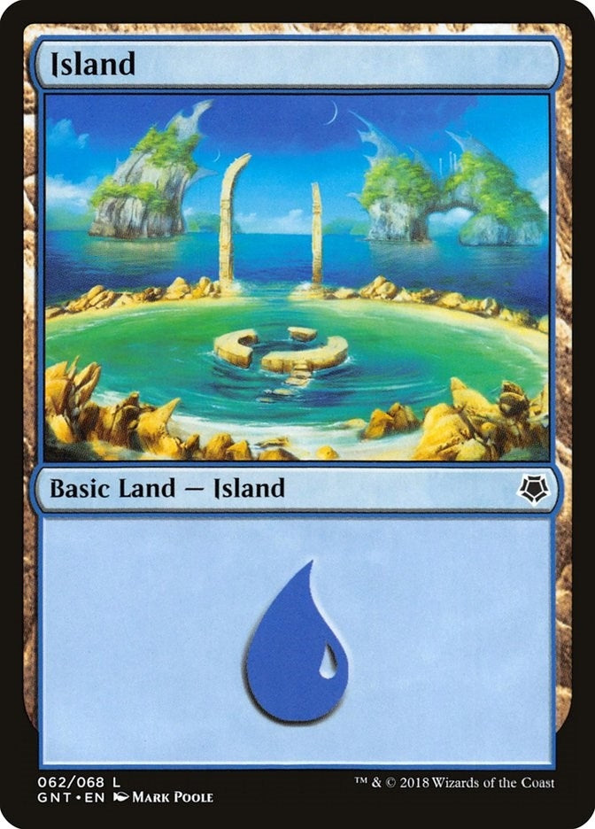 Image for Island (062) (Magic Game Night) (62) - Magic: The Gathering
