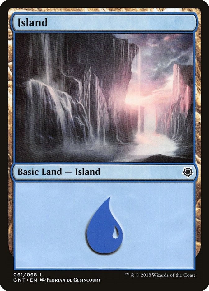 Image for Island (061) (Magic Game Night) (61) - Magic: The Gathering