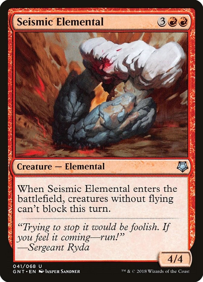 Image for Seismic Elemental (Magic Game Night) (41) - Magic: The Gathering