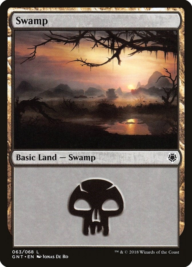 Image for Swamp (063) (Magic Game Night) (63) - Magic: The Gathering